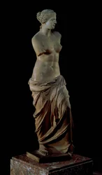 Vénus de Milo, période hellénistique grecque, vers 100 av. J.-C. (marbre)