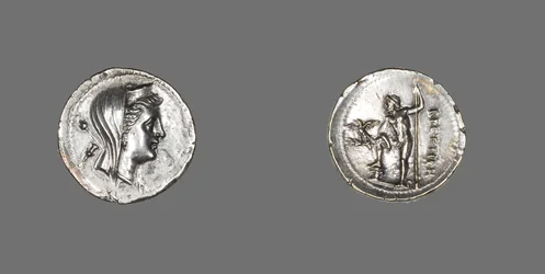 Drachme représentant la nymphe Amphitrite, 216-203 av. J.-C.