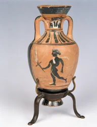 Petite amphore panathénaïque, Groupe Bulas, Athènes