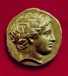 Statère de Philippe II (382-336 av. J.-C.), roi de Macédoine, avec une effigie d
