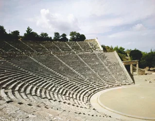 Vue du théâtre, vers 360 av. J.-C.