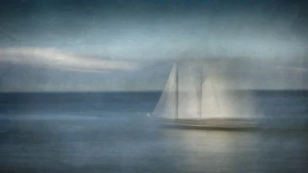 Voilier rêveur en mer
