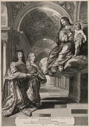 Le vœu de Louis XIII (Louis XIII et son épouse, Anne d