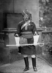 Lieutenant-colonel GLR Richardson, commandant des 18e lanciers du Bengale, 1896