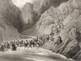 Tcherkersseians en Raid près de la mer Noire, planche 4, d