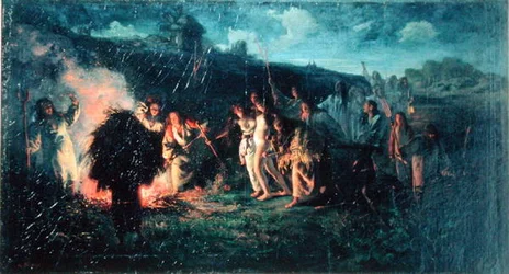 Cérémonie avant le mariage, 1876