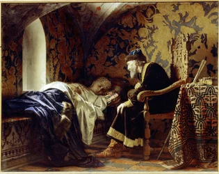 Vassilissa Melentieva et le tsar Ivan IV le Terrible