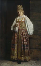 Femme de Koursk en costume traditionnel russe, 1871