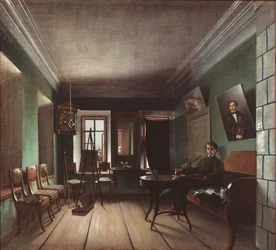 Intérieur de la maison des Bykovs, 1850s