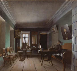 Intérieur de la maison Bykov, années 1850