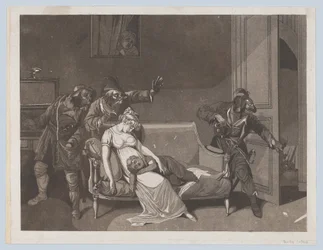 Première scène de voleurs, vers 1805