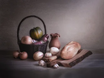 Nature morte : récolte