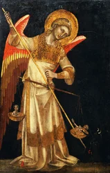 Un ange protégeant une âme du diable