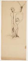 Esquisse pour un groupe de statuettes