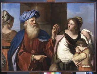 Abraham répudiant Agar et Ismaël, 1657