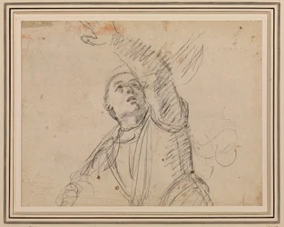 Guercino - Un soldat, d