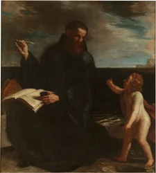 Saint Augustin méditant sur la Trinité