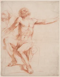 Figure Masculine Assise, vers 1618-19