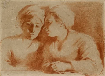 Deux femmes assises