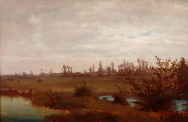 Marais de novembre sur le Sile, années 1870