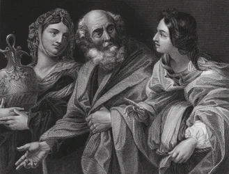 Loth et ses filles (gravure)