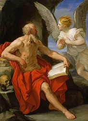 Ange apparaissant à saint Jérôme, vers 1640