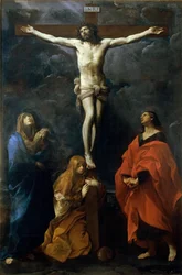 Le Christ en croix avec Marie, Jean et Marie Madeleine, vers 1617