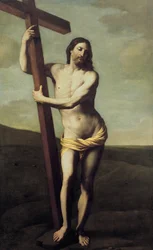 Le Christ ressuscité embrassé par la Croix