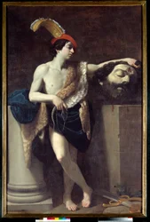 David tenant la tête de Goliath