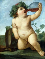 Bacchus buveur, c. 1623