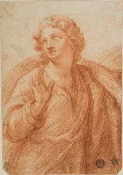 Figure drapée en demi-longueur