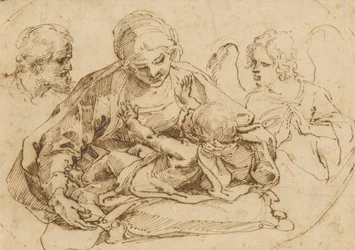 Sainte Famille avec un ange