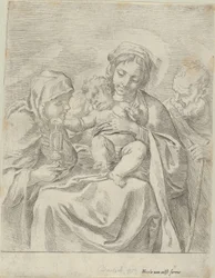 La Sainte Famille avec Sainte Claire, 1590-1600