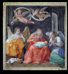 La Vierge cousant, de la 