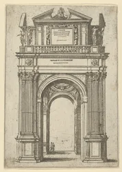 Arc de triomphe surmonté d