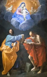Vierge en gloire avec les Saints Thomas et Jérôme
