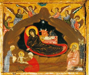 Nativité, (détail) de l