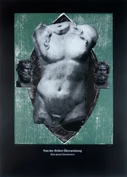 Sur le dépassement de soi, Ainsi parlait Zarathoustra, 2024 (gravure sur bois et sérigraphie)