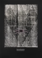 Sur la tarentule, Ainsi parlait Zarathoustra, 2024 (gravure sur bois et sérigraphie)