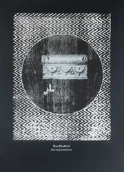 Le chant de la tombe, Ainsi parlait Zarathoustra, 2024 (gravure sur bois et sérigraphie)