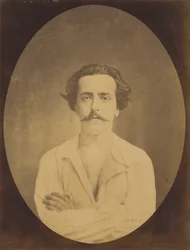Visage en repos, 1854-1856, imprimé en 1862 (photo)