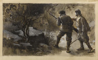 Kennybol et Guldon Stayper, vers 1889 (huile sur toile)