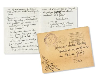 Lettre à André Breton, 1918