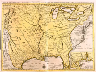 Montana, Dakota du Nord, Minnesota, Wisconsin, Michigan, New York, Wyoming, Dakota du Sud, Nebraska, Iowa, Illinois, Indiana, Ohio, Pennsylvanie, Colorado, Kansas, Missouri, Kentucky, Virginie occidentale, Oklahoma, Arkansas, Tennessee, Texas, Louisiane, M