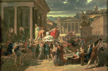 La mort de César (100-44 av. J.-C.)