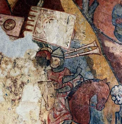La mort de Guillem II de Montcada (Guillermo II) (1194-1229), lors de la conquête de Majorque