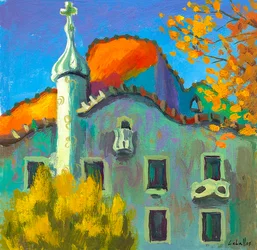 Casa Batlló, 2007 (gouache sur papier)