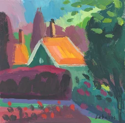 Maison en Hollande, 2010 (gouache sur papier)