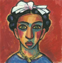 Portrait de Frida kahlo, 2013 (gouache sur papier)
