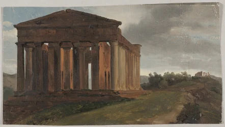 Un temple à Agrigente, Sicile